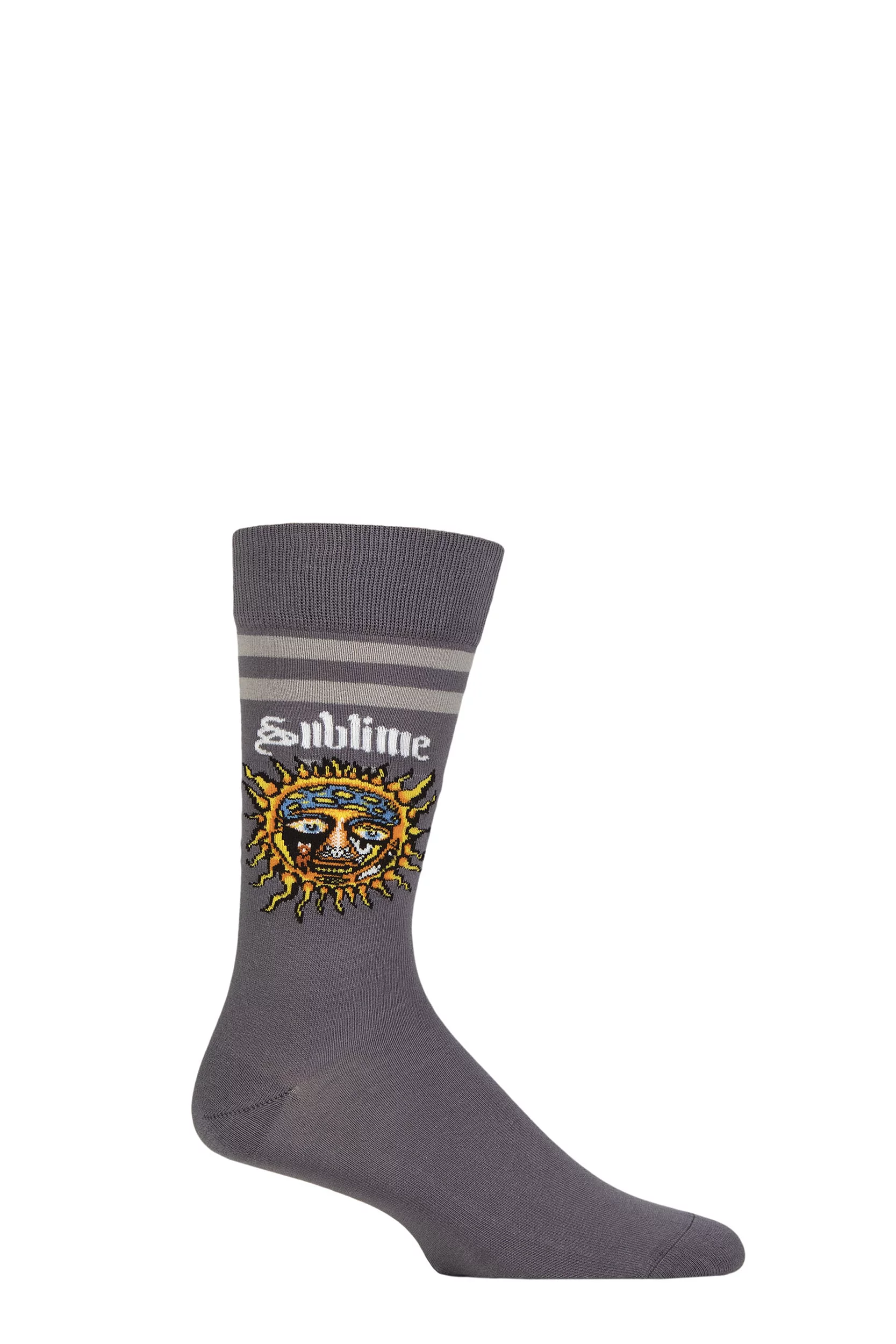 SOCKSHOP Music Collection 1 Pair Sublime Cotton Socks Yellow Sun