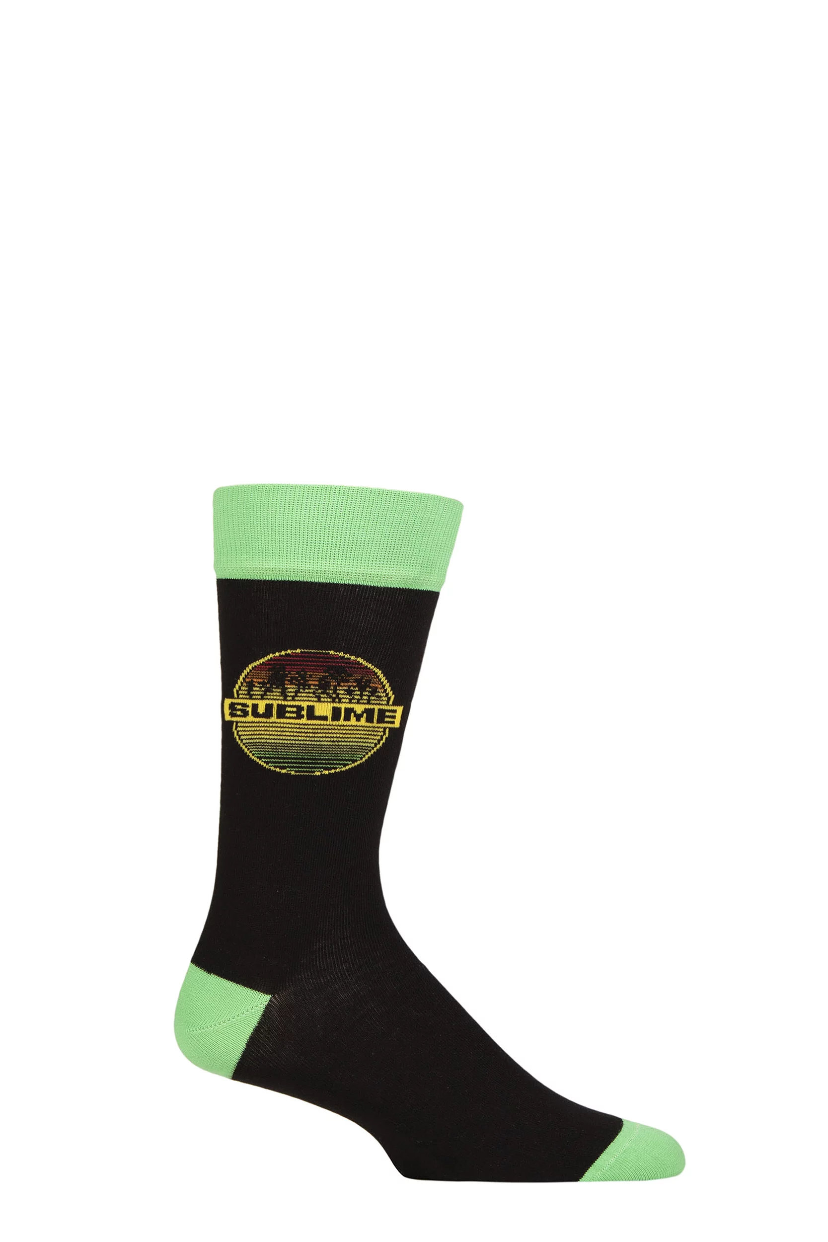 SOCKSHOP Music Collection 1 Pair Sublime Cotton Socks Circle Logo