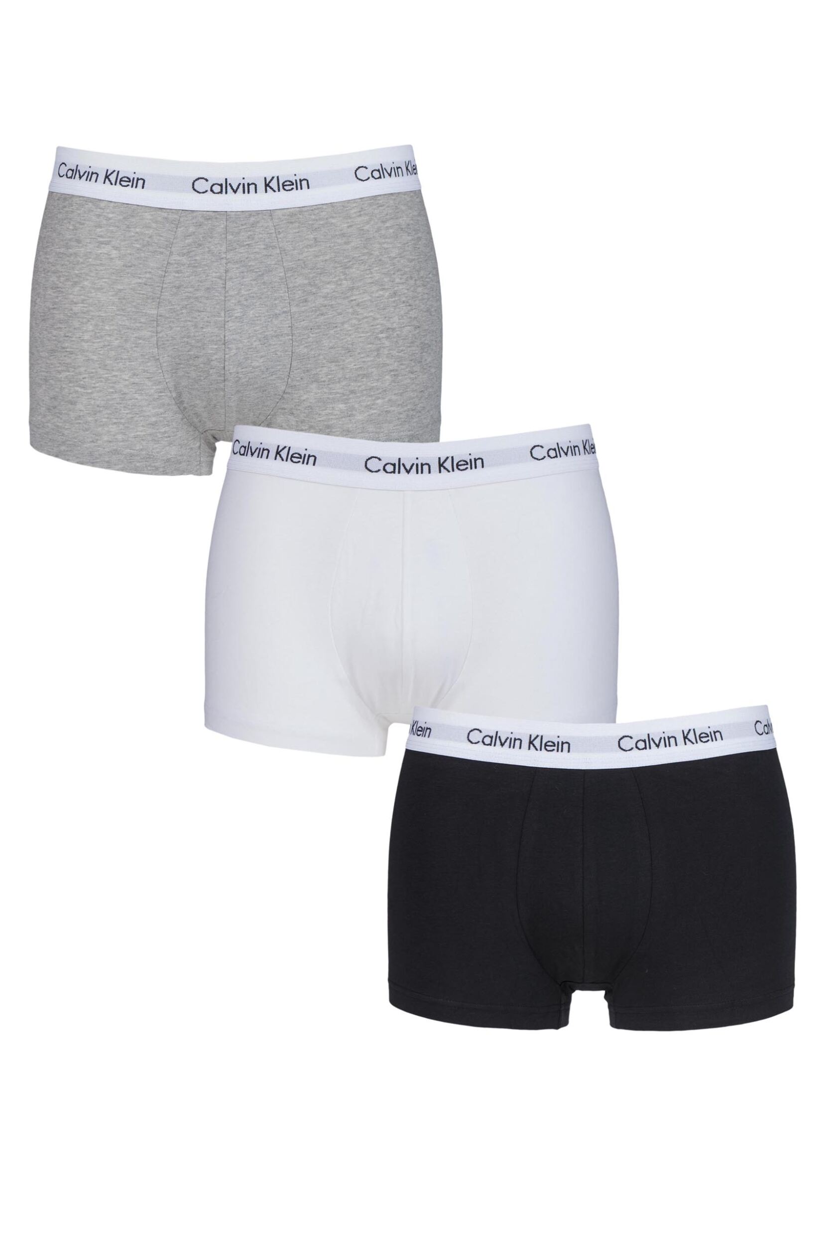 3 Pack Assorted Low Rise Trunks Men's Small - Calvin Klein