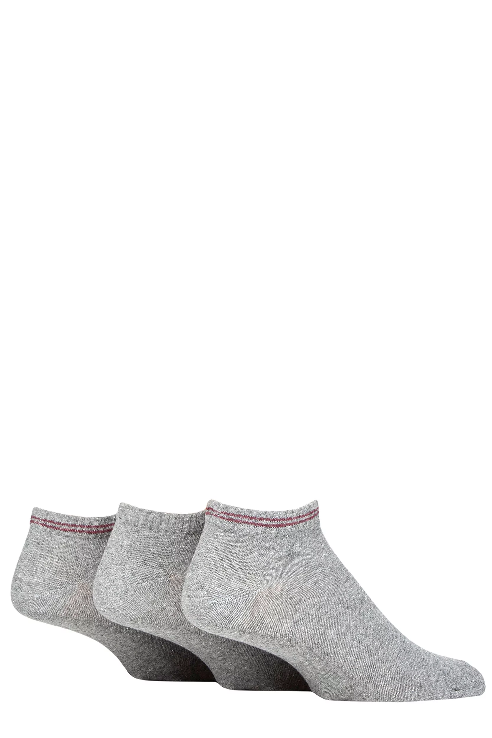 Mens 3 Pair SOCKSHOP TORE 100% Recycled Fashion Cotton Sports Trainer Socks Grey 7-11 Mens