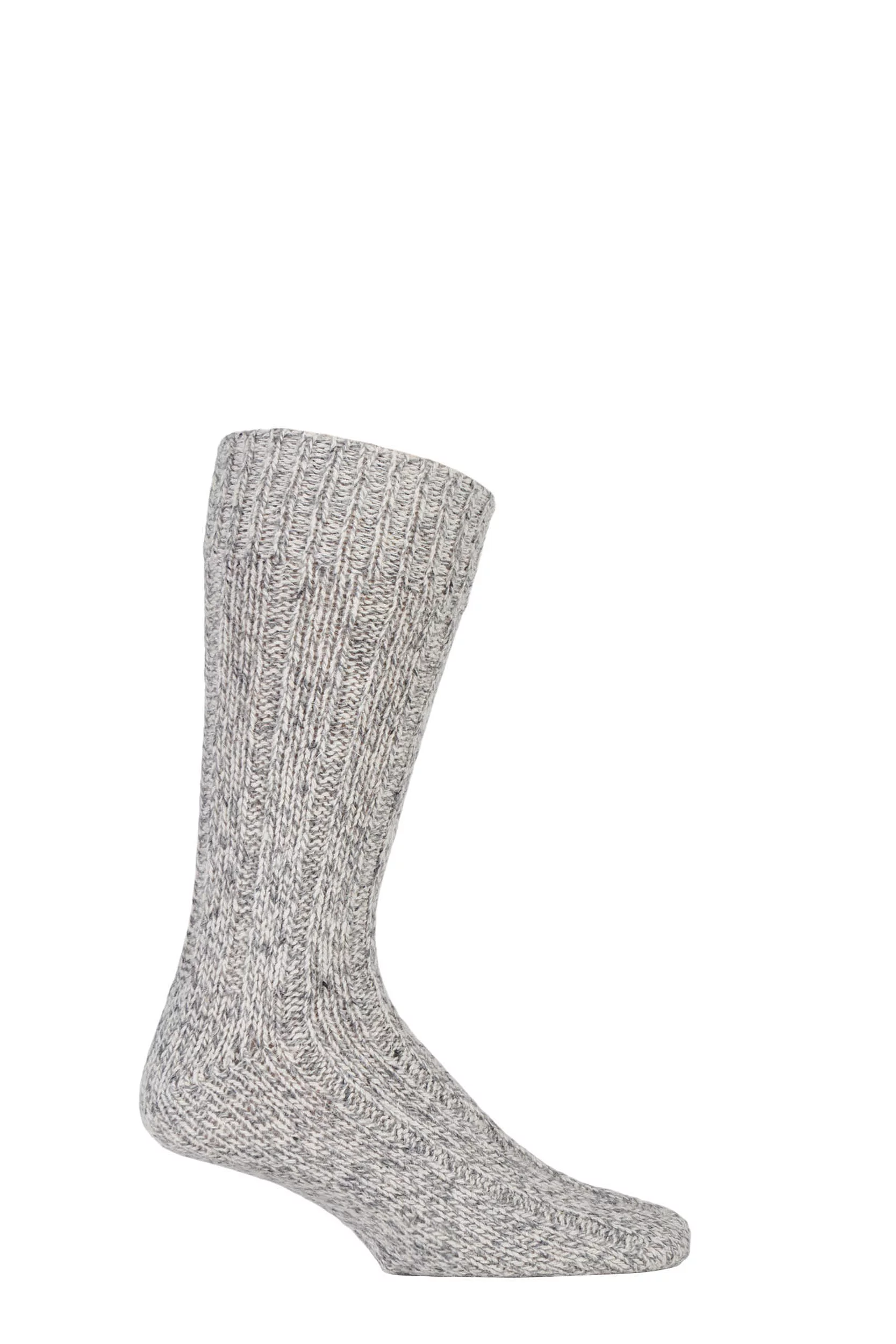 1 Pair Grey Wool Rich Heavy Walking Boot Socks Men's 6-11 Mens - Workforce