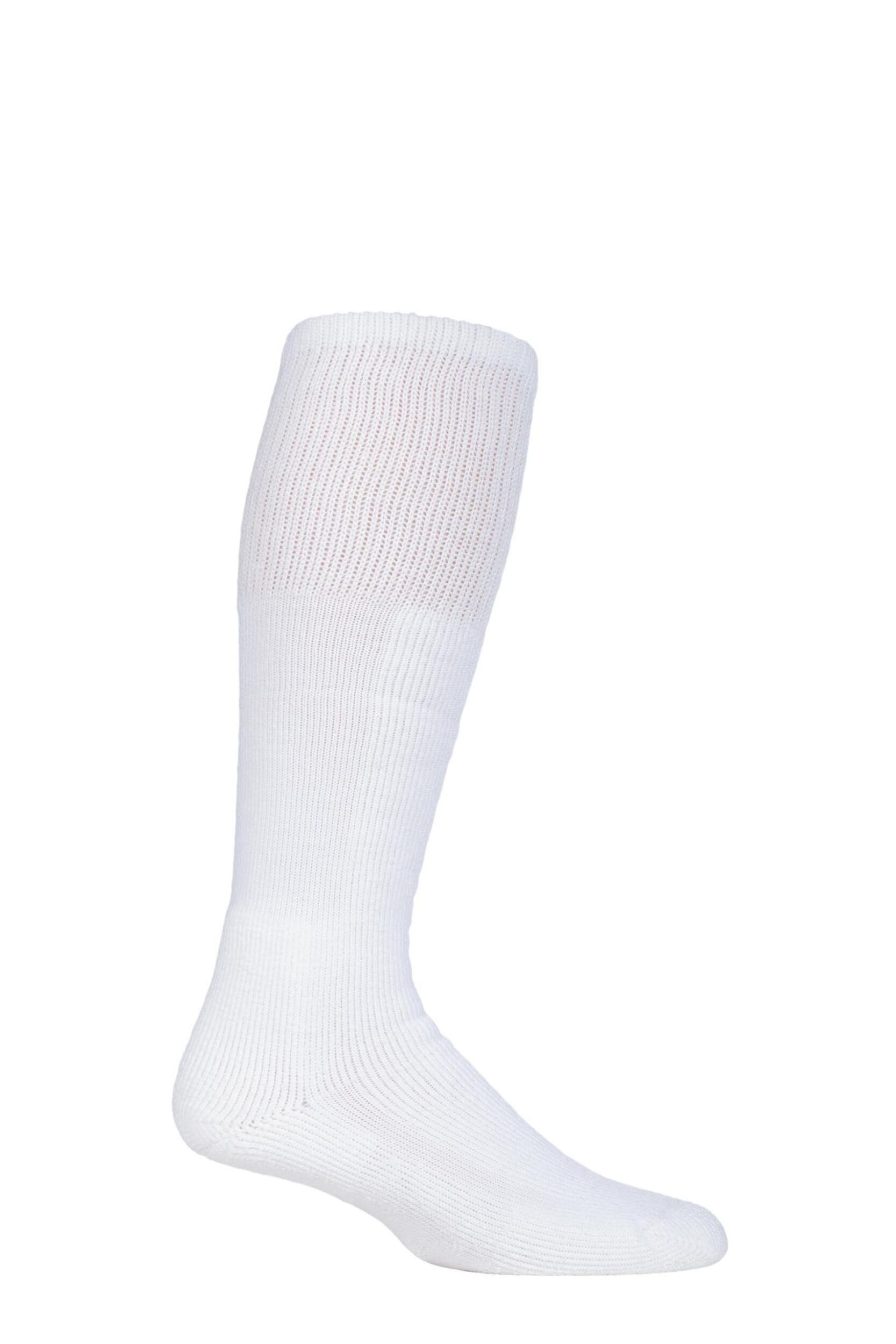 1 Pair White Support Work Wear Socks Unisex 13-15 Mens - Thorlos