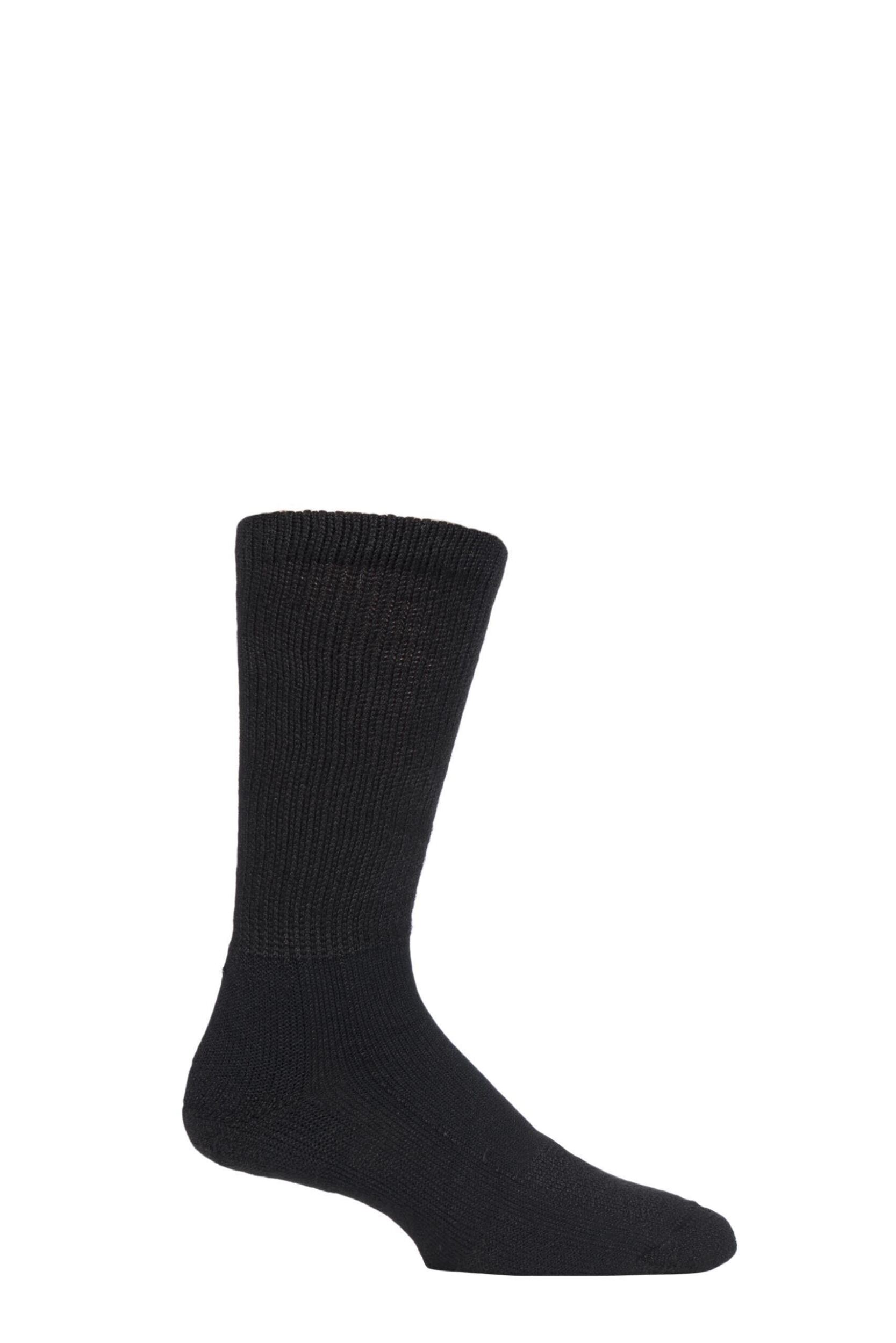 1 Pair Black Safety Toe Work Boot Work Wear Socks Unisex 5.5-8.5 Mens - Thorlos