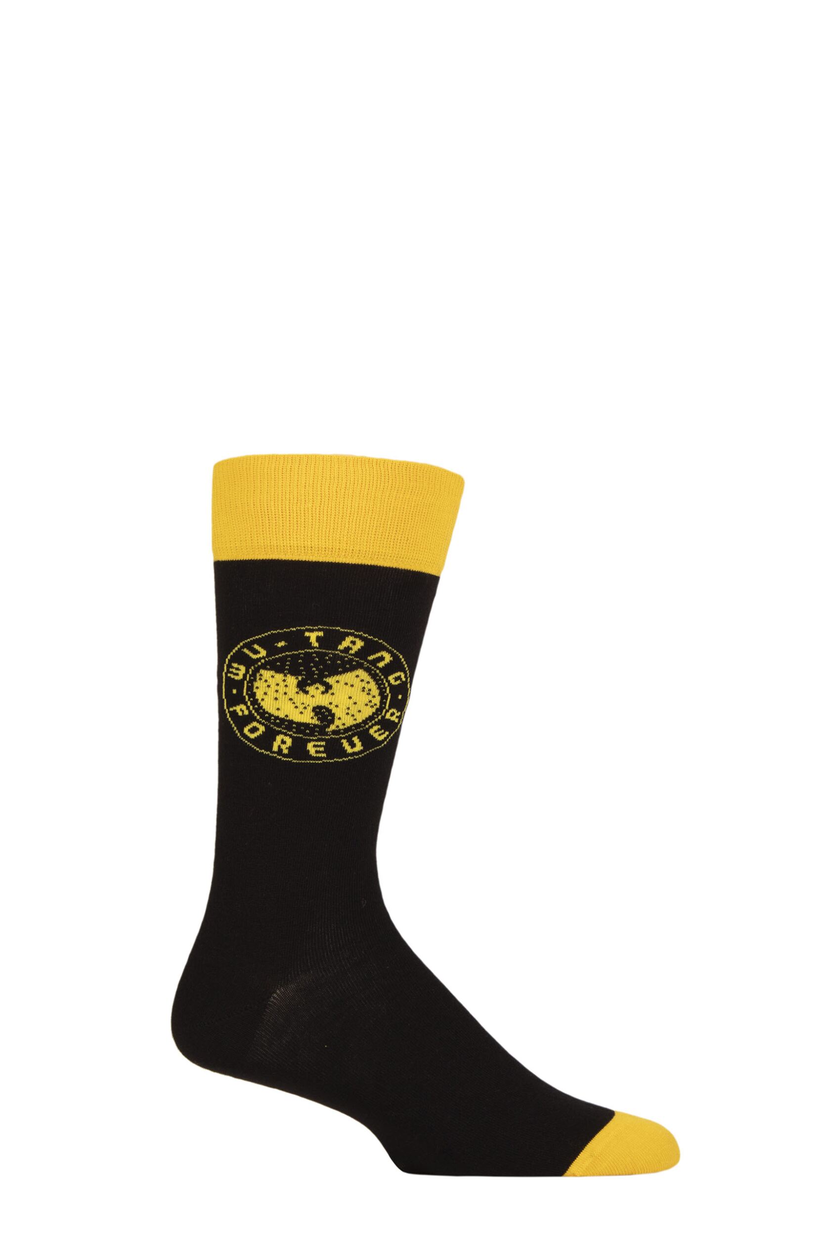 SOCKSHOP Music Collection 1 Pair Wu-Tang Clan Cotton Socks Forever One Size