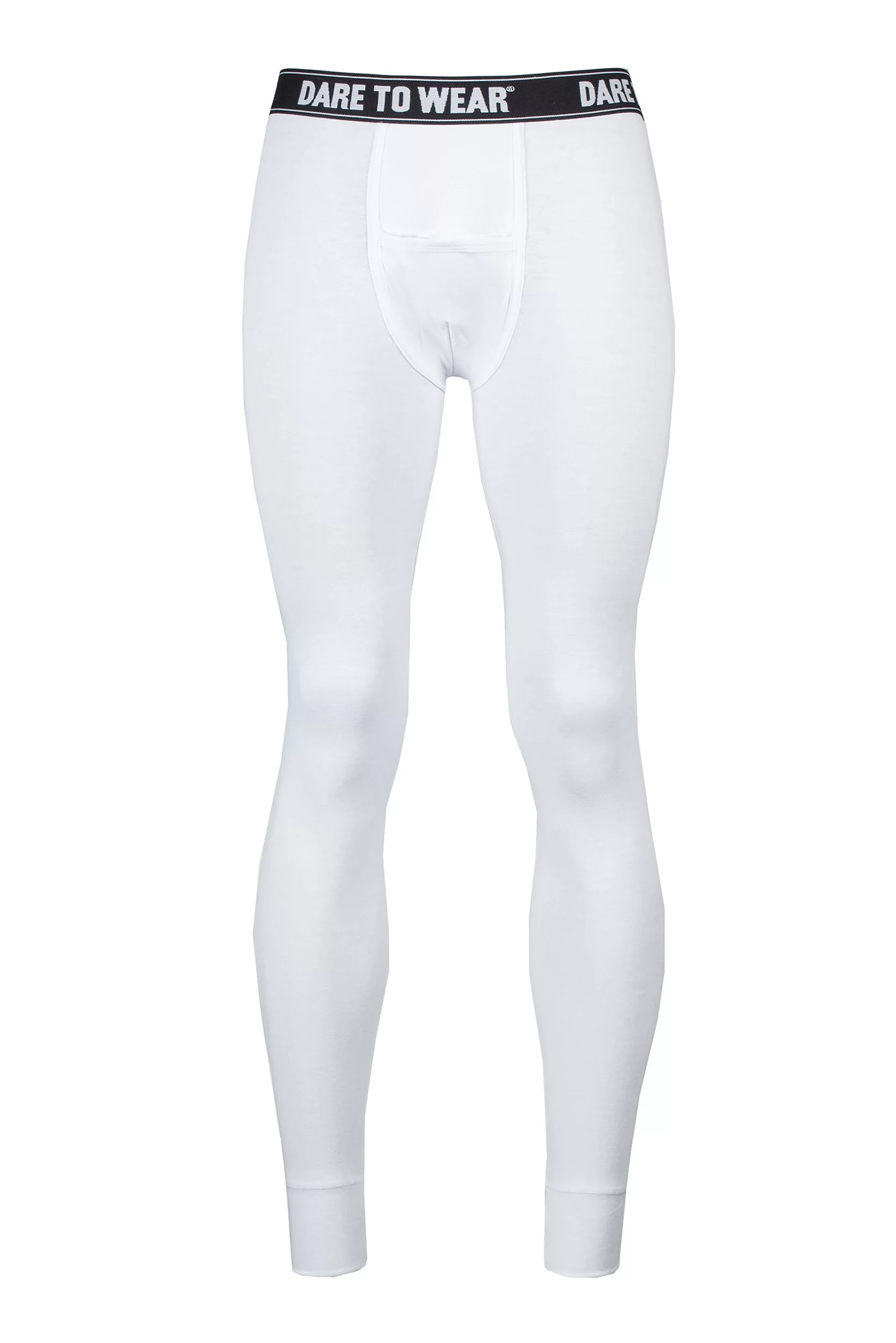 Mens 1 Pack SOCKSHOP Dare to Wear Lightweight Long Johns White Large