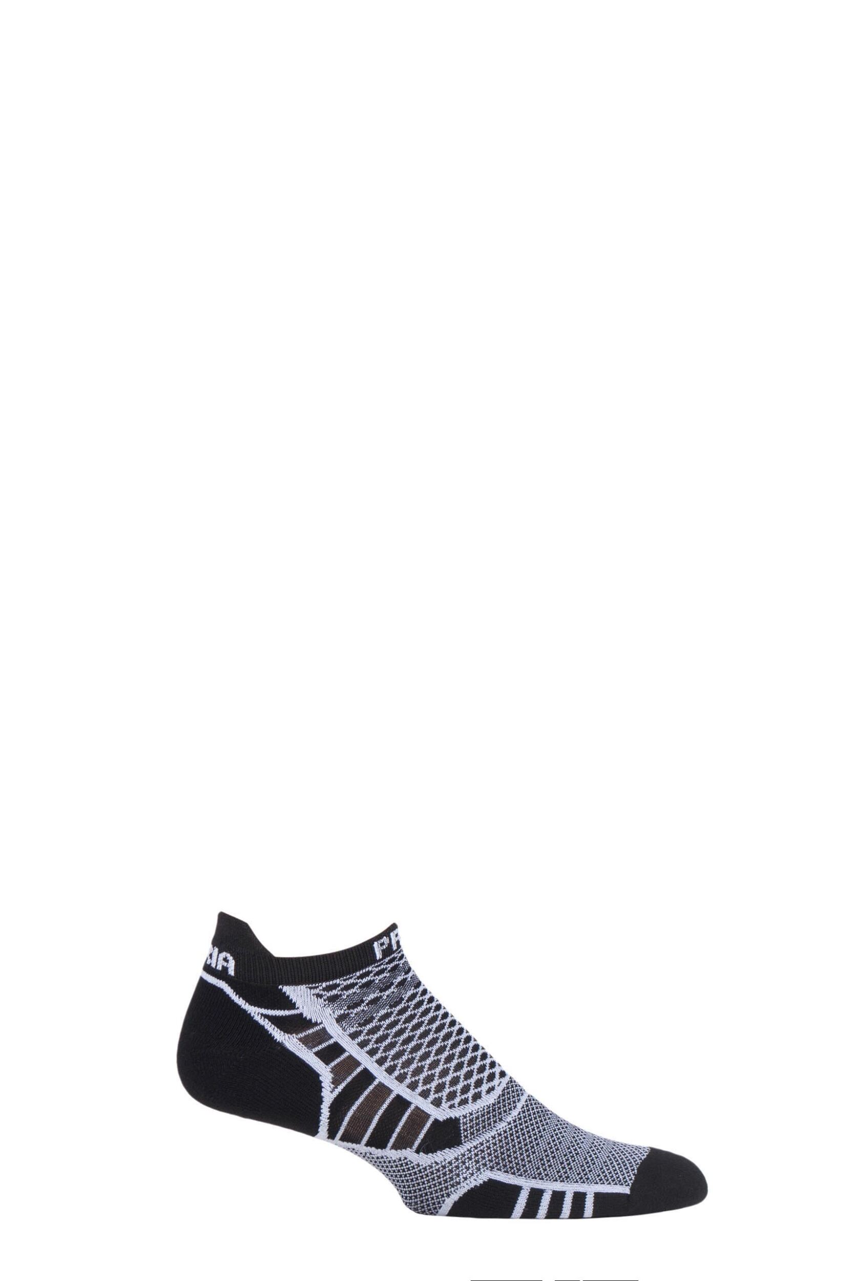 1 Pair Black Experia By Ultra Light Running No Show Socks Unisex 5.5-7.5 Unisex - Thorlos