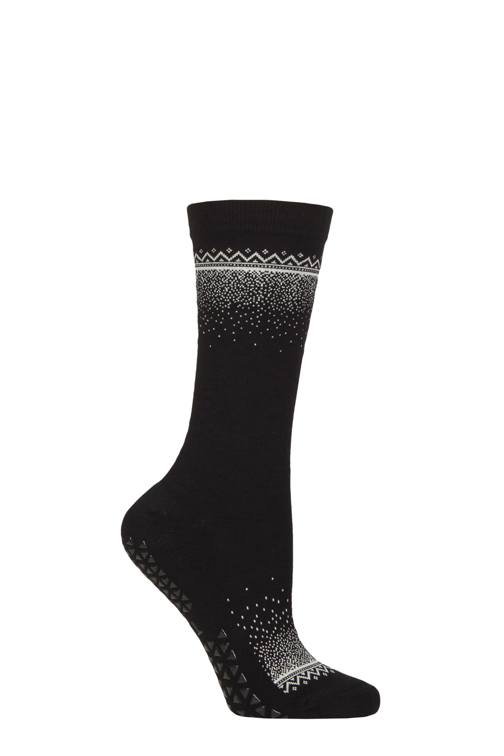 Women's 1 Pair Tavi Noir Jess Grip Socks Shine 6-8.5 Ladies