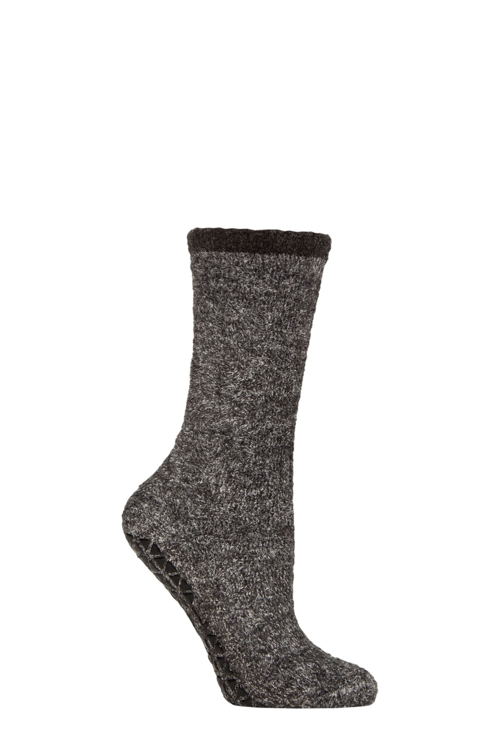 Women's 1 Pair Tavi Noir Grip Lounge Socks Glacial One Size