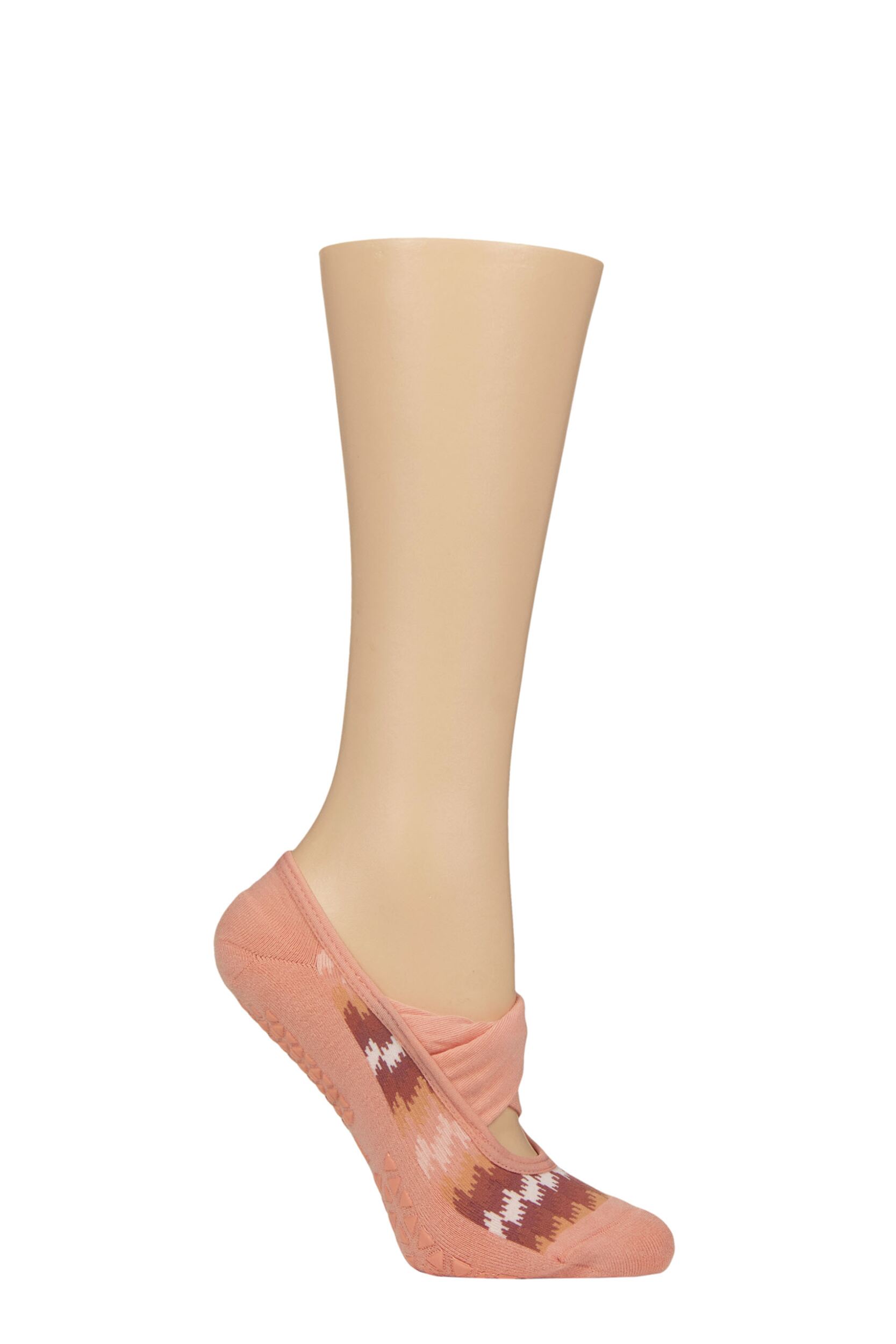 Women's 1 Pair Tavi Noir Penny Grip Socks Tinder Medium