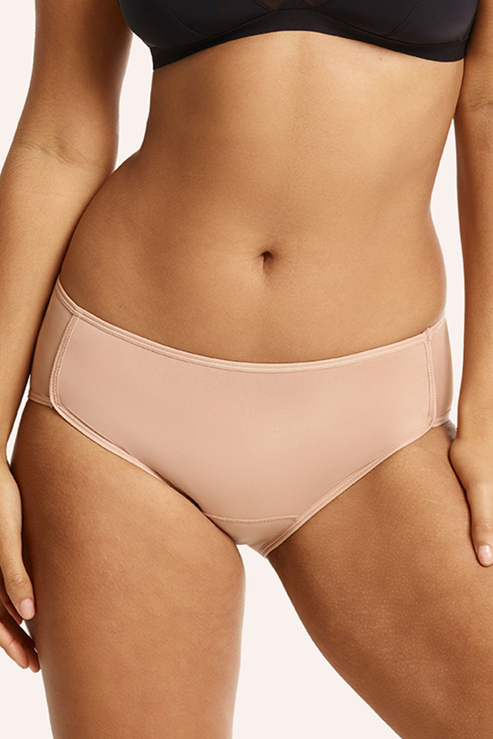 Image of Ladies 1 Pack Love Luna Period Midi Briefs Beige 8-10 Ladies