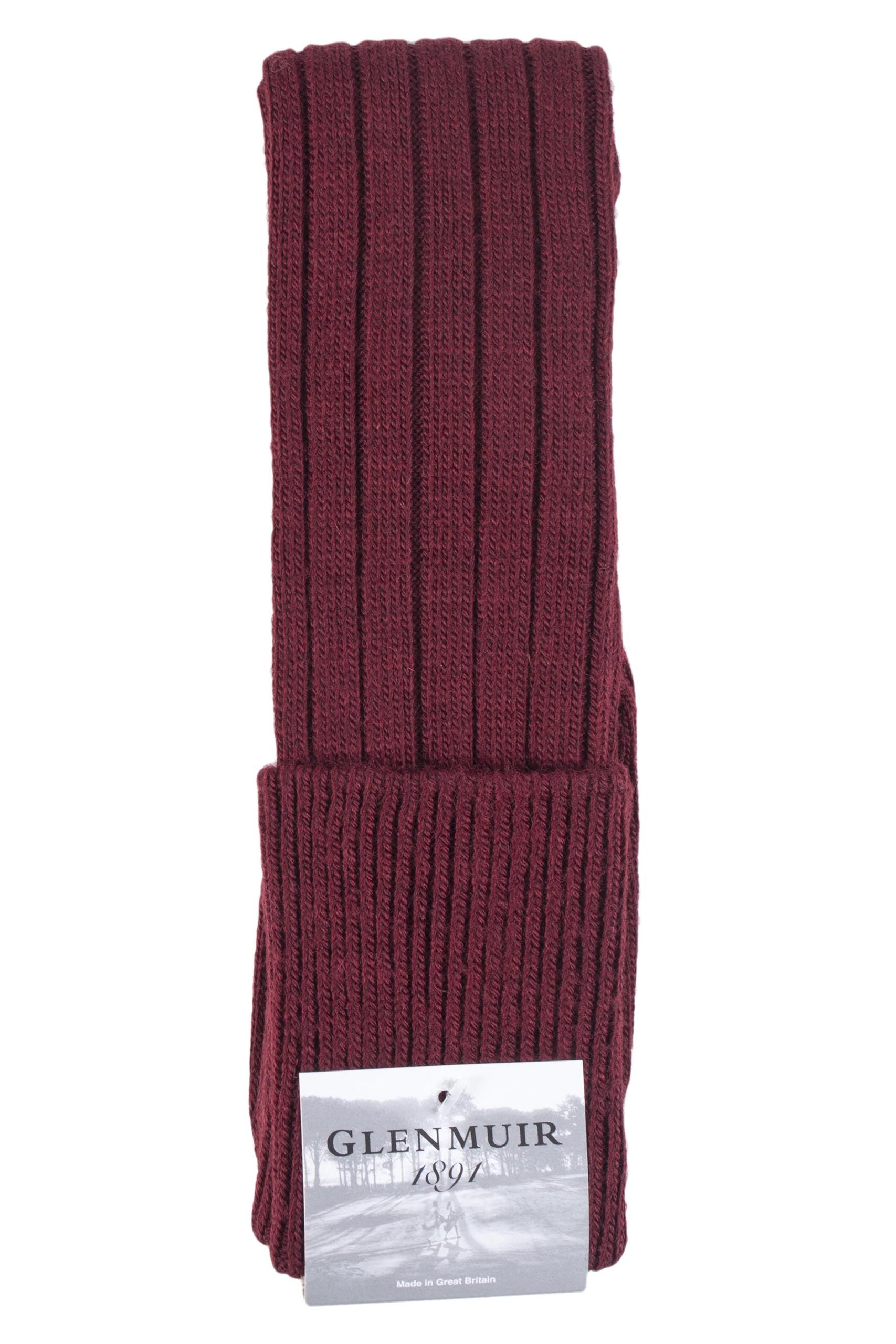  Glenmuir Birkdale Golf Wool Knee High Socks with Turn Over Cuff