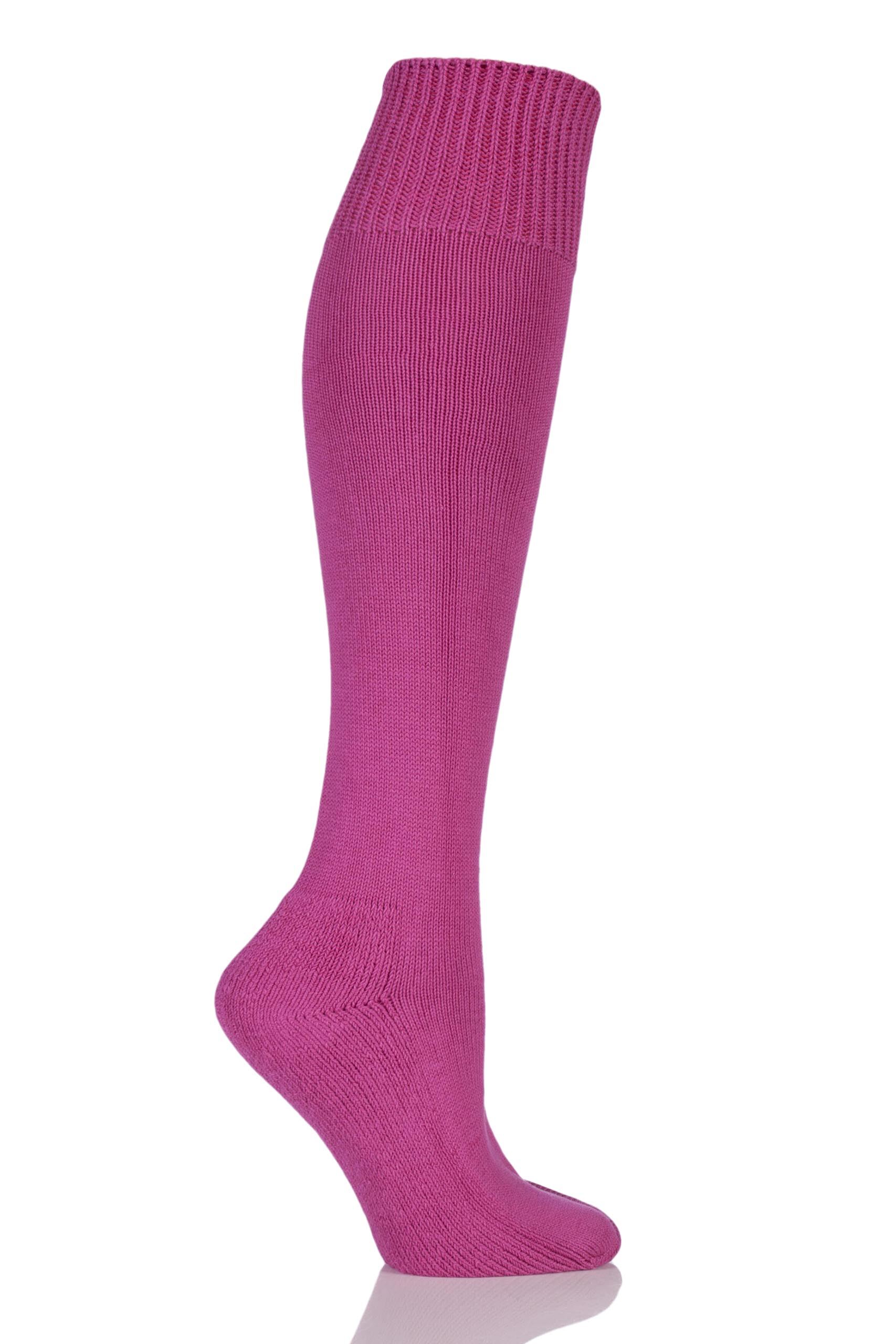 Image of 1 Pair Clematis of London Cotton Riding Socks With Cushion Sole Unisex 4-7 Ladies - SOCKSHOP of London