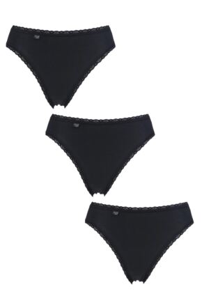 Sloggi Donna 24/7 Cotton Lace Tai C3P - Confezione Da 6 Slip In Cotone E Pizzo - Colore Bianco, Taglia 46 - 3