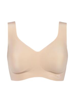 Sloggi Zero Feel bralette with removeable padding in coral