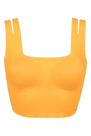 Ladies 1 Pack Sloggi Zero Feel Flow Flow Top Burnt Apricot Extra Large