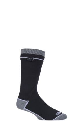 Mens and Ladies 1 Pair SealSkinz 100% Waterproof Thin Mid Length Socks
