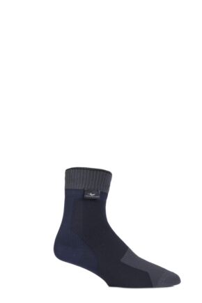 Mens and Ladies 1 Pair SealSkinz 100% Waterproof Thin Ankle Socks with Hydrostop