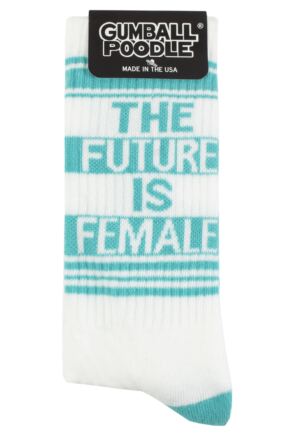 Gumball Poodle 1 Pair The Future Is Female Cotton Socks