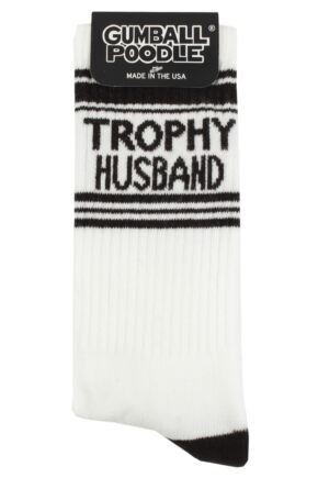 Gumball Poodle 1 Pair Trophy Husband Cotton Socks