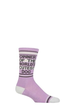 Gumball Poodle 1 Pair Owner of The World's Cutest Dog Cotton Socks