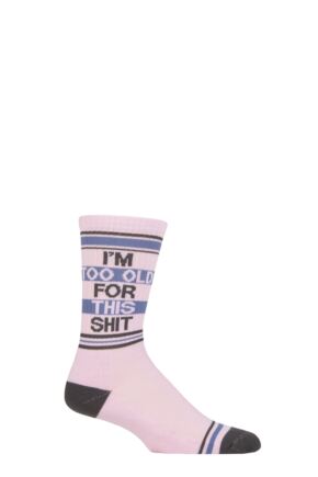Gumball Poodle 1 Pair I'm Too Old for This Shit Cotton Socks