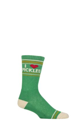 Gumball Poodle 1 Pair I Love Pickles Cotton Socks Multi One Size