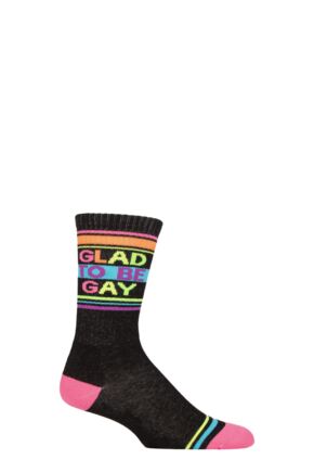 Gumball Poodle 1 Pair Glad To Be Gay Cotton Socks