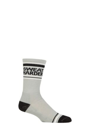 Gumball Poodle 1 Pair Sweat Harder - Gym Crew Socks Cotton Socks