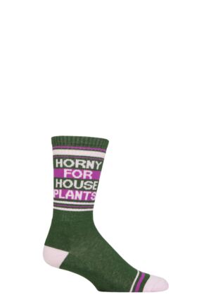 Gumball Poodle 1 Pair Horny for House Plants Cotton Socks