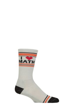 Gumball Poodle 1 Pair I Love Math Cotton Socks