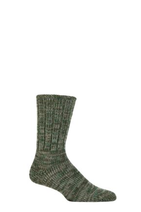 Mens 1 Pair Falke Brooklyn Organic Cotton Heavy Weight Socks