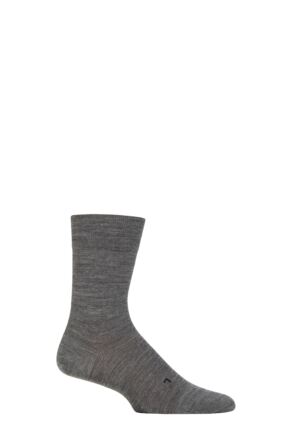 Mens 1 Pair Falke Stabilizing Wool Everyday Socks