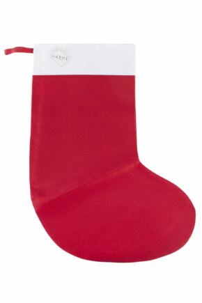 Plain Red Christmas Stocking