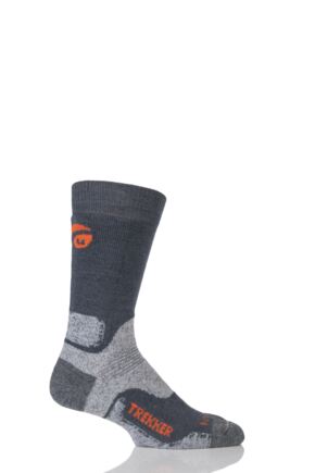 Mens 1 Pair Bridgedale Endurance Trekker Socks For Extended Trekking and Hiking