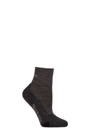 Ladies 1 Pair Falke TK2 Wool Short Trekking Socks