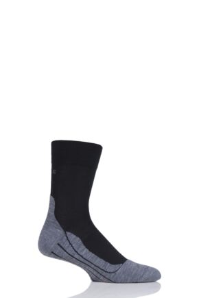 Mens 1 Pair Falke RU4 Cushioned Wool Sports Crew Socks