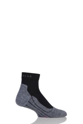 Mens 1 Pair Falke RU4 Short Light Volume Ergonomic Cushioned Short Running Socks