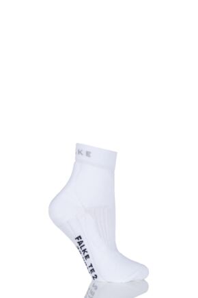 Ladies 1 Pair Falke TE2 Short Medium Volume Ergonomic Cushioned Short Tennis Socks