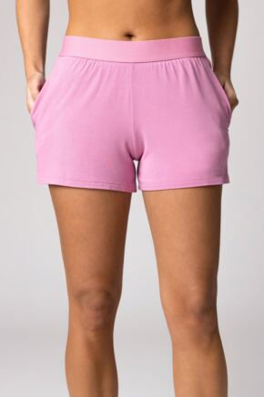 Ladies 1 Pack Lazy Panda Bamboo Loungewear Selection Shorts Pink Shorts 16 Ladies