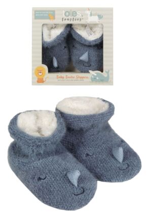 Boys and Girls Tots 1 Pair Totes Padders Slipper Socks Narwhal 6-12 Months