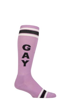 Gumball Poodle 1 Pair Gay Cotton Knee High Socks
