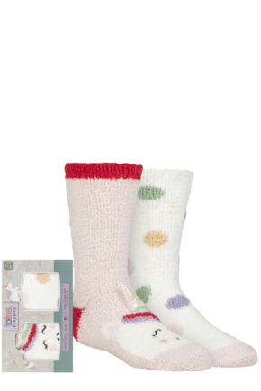 Boys and Girls 2 Pair Totes Super Soft Slipper Socks