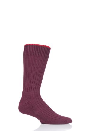 Mens and Ladies 1 Pair Glenmuir Cotton Cushioned Golf Socks Port L