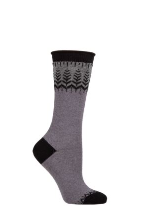Ladies 1 Pair Falke Pine Grove Wool Socks