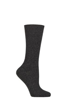 Ladies 1 Pair Falke Cosy Wool and Cashmere Boot Socks
