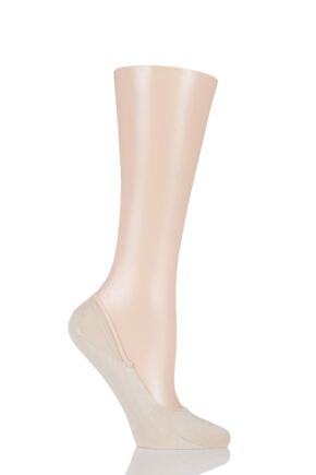 Ladies 1 Pair Falke Invisible Step Cotton Shoe Liners