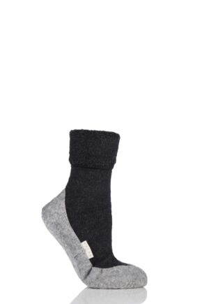 Ladies 1 Pair Falke CosyShoe Slipper House Socks