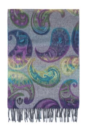 Fraas Cashmink Bright Paisley Scarf