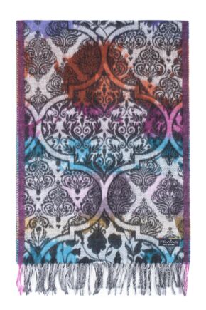 Fraas Cashmink Bright Patterned Scarf