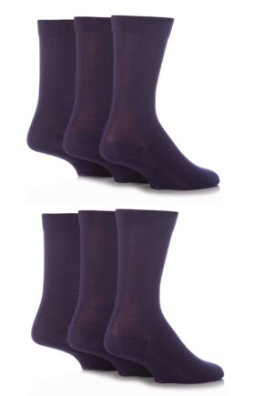 SockShop Comfort Cuff Plain Bamboo Socks